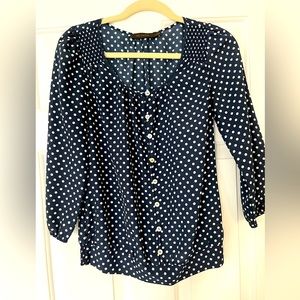 The Limited polka dot blouse